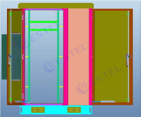 Caixa à prova de intempéries personalizada da eletrônica da altura de ISO9001 1850mm