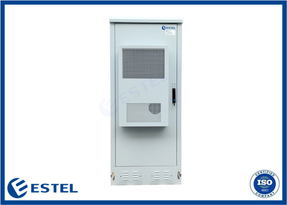 Permutador de calor exterior impermeável do condicionador de ar 150W/K das portas 1500W da polegada dois do armário 32U 19 das telecomunicações IP55