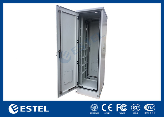 2.5mm Alumínio Outdoor Telecom Cabinet 43U Equipamento Casas com LED