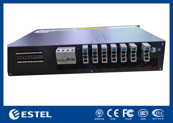 Rectificador montado em rack DC48V 90A Alta capacidade 220VAC Rectificador de fase única de telecomunicações