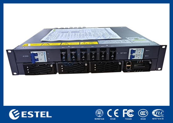 Rectificador montado em rack DC48V 90A Alta capacidade 220VAC Rectificador de fase única de telecomunicações