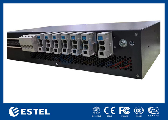 Rectificador montado em rack DC48V 90A Alta capacidade 220VAC Rectificador de fase única de telecomunicações