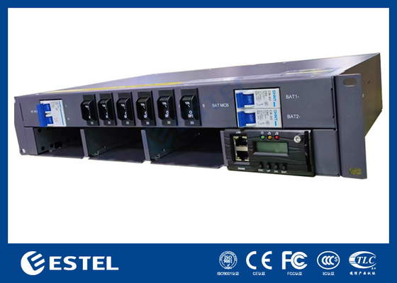 Rectificador montado em rack DC48V 90A Alta capacidade 220VAC Rectificador de fase única de telecomunicações