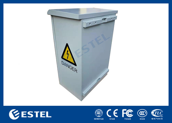 Armário de Telecomunicações Exterior Montado em Palo de Parede Com TEC Cooler 19inch Rack 7U Espaço do Usuário