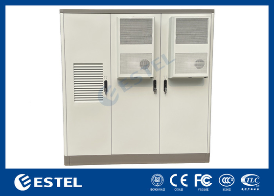 Aço galvanizado Com três compartimentos de abrigos Repositorios externos integrados com refrigeração