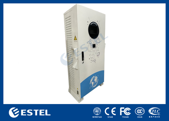 Estação de carregamento de veículos eléctricos de corrente contínua rápida montada no chão ao ar livre com tela LED