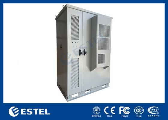 Cabine de Estação de Base ao Ar livre de três baías personalizado Sistema de refrigeração e energia integrado