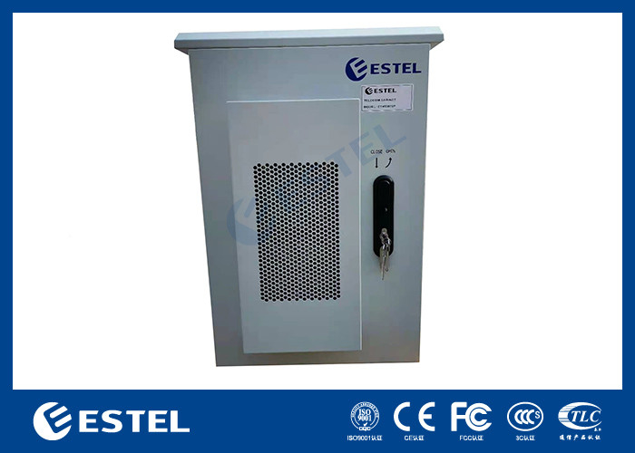 Armário de Telecomunicações Exterior Montado em Palo de Parede Com TEC Cooler 19inch Rack 7U Espaço do Usuário