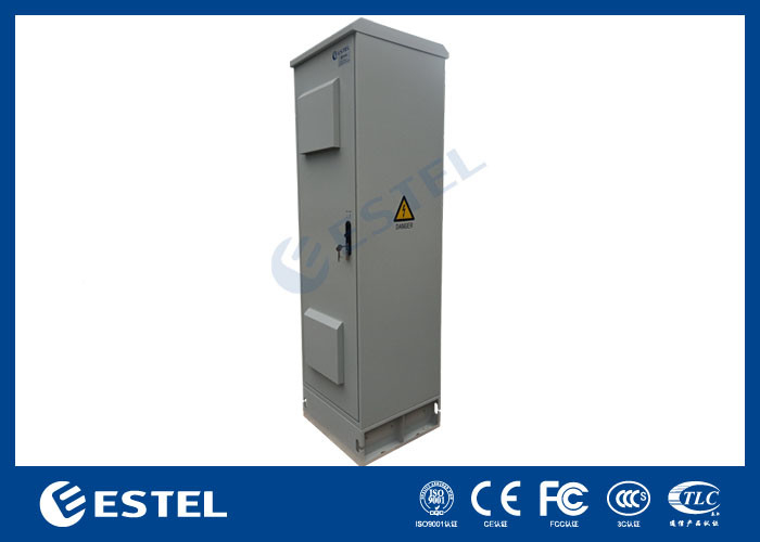 ET6060217A-42U Armário de Comunicação Externa Armário de 19 polegadas com ventilador de porta dupla IP55